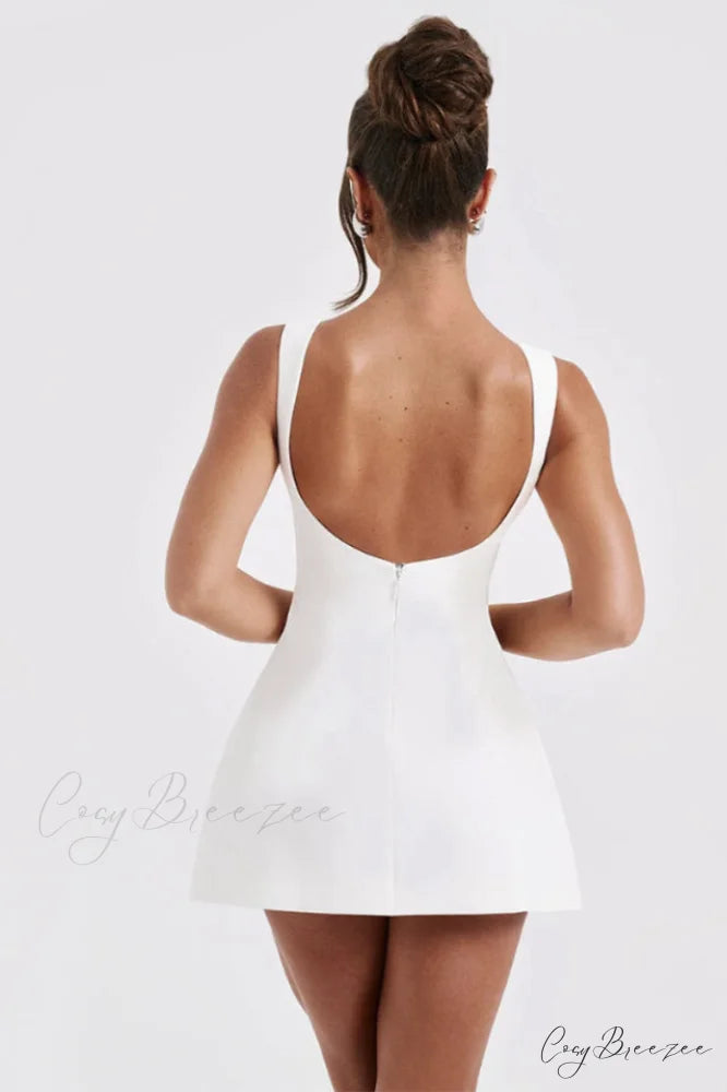 Alicia Elegant Mini Dress