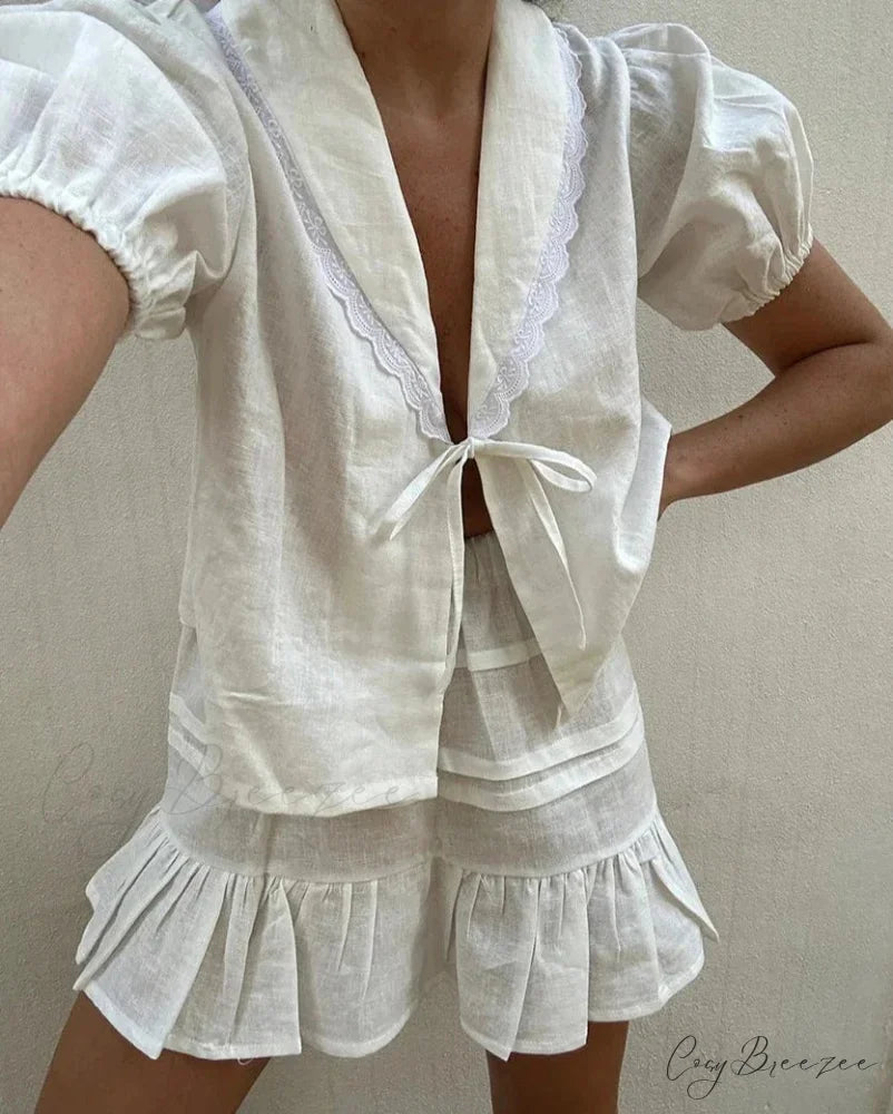 ALISE COTTON Stylish TWO PIECE SET