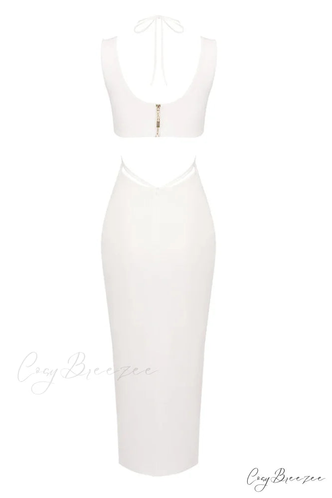 Alize Flower Stylish Embellished Maxi Dress