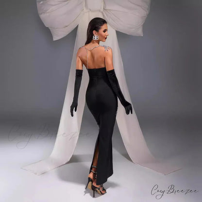 Alluring Shimmering Fitted Bandage Dress Party Formal Dress promdress-250223