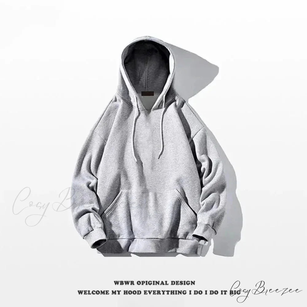Alphabet Design Zip Hoodie Grey / M hoodies-241228