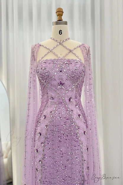 Alyce Beaded Graceful Maxi Dress