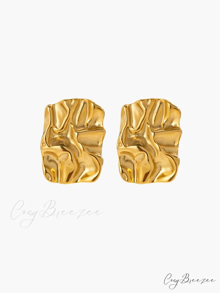 Amalfi Charming Coast Earrings Golden / One Size