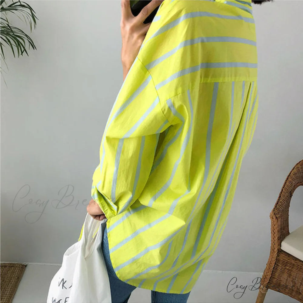 AMALFI Elegant SHIRT Striped / XL
