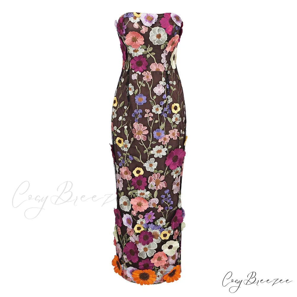 AMALI Elegant MIDI DRESS Print / S