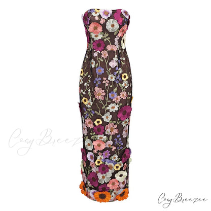 AMALI Elegant MIDI DRESS Print / S