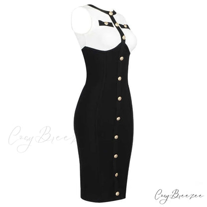 AMANDINE Elegant MIDI DRESS