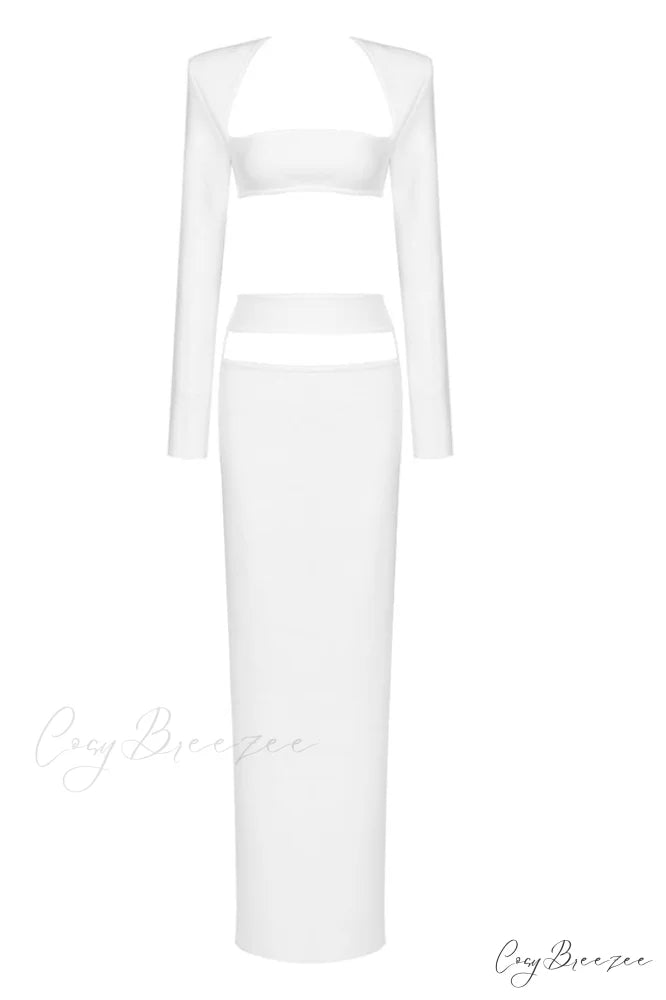 Amara Elegant Cutout Set XS / White