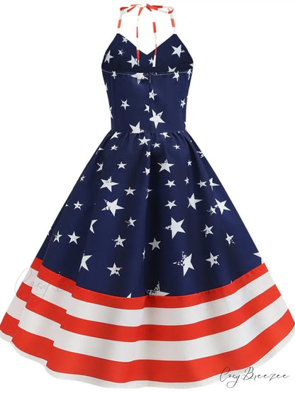 American Sun Dress - Summer Casual 4th of July Outfit