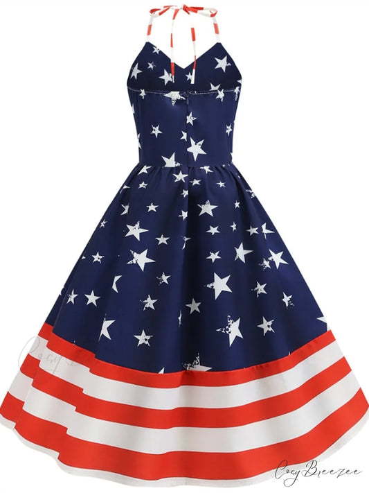 American Sun Dress - Summer Casual 4th of July Outfit