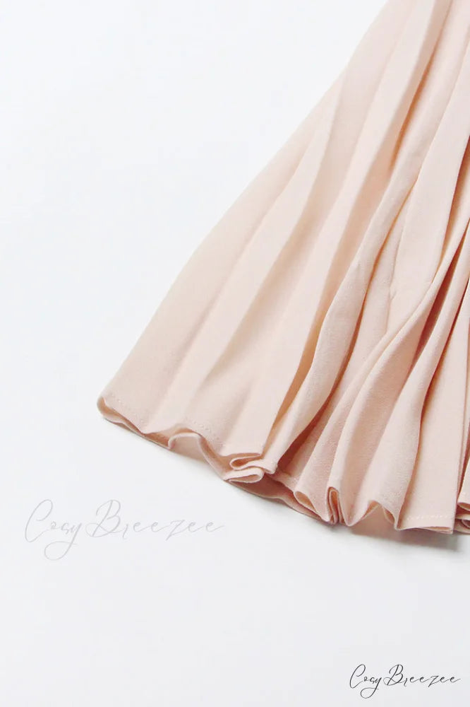 Amira Highend Stylish Sleeveless Pleated Dress
