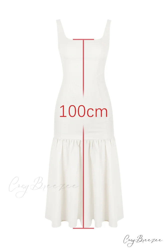 Amore Dropped Stylish Waist Midi Dress