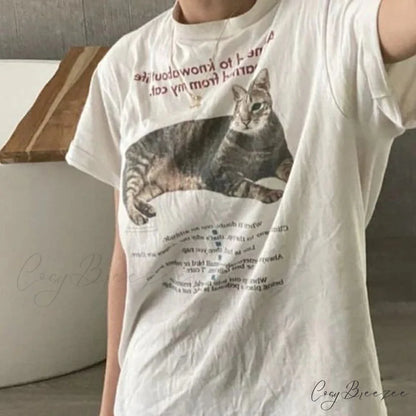 Amusing Cat Parent Short Sleeve Tee t-shirt-250223