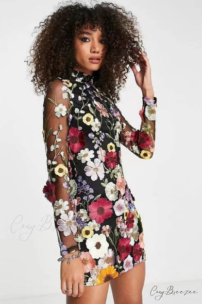 Amy Lynn Stylish Backless Mini Dress