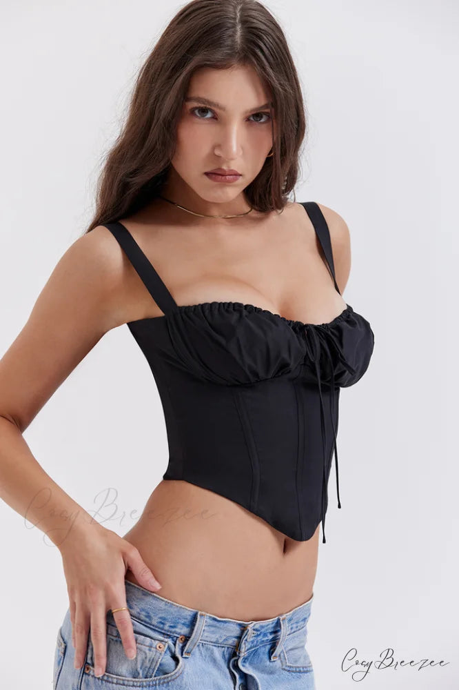Analia Elegant Black Corset