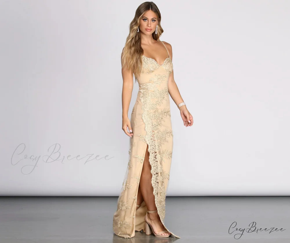 Anastasia Lace Stylish Formal Dress