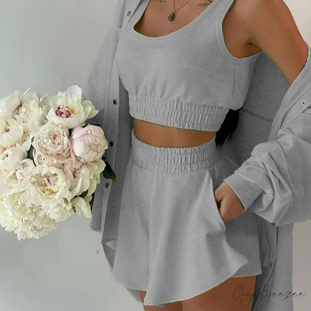 and Hoodie - Tracksuit Outfits Sweat Brief Pants Joggers Women’s Femme Sweatpants with Oversize Set Suit 2-piece set / S
