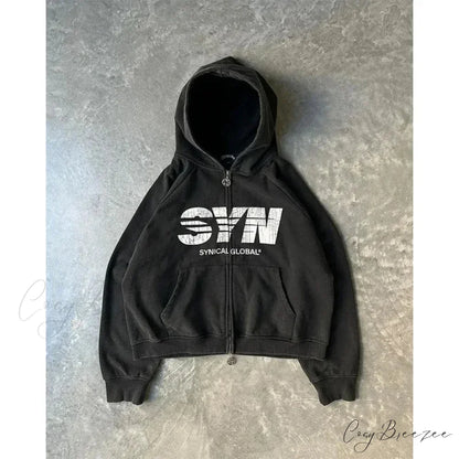 Angel Wing Functional Pleat Hoodie black 6 / S hoodies-241228