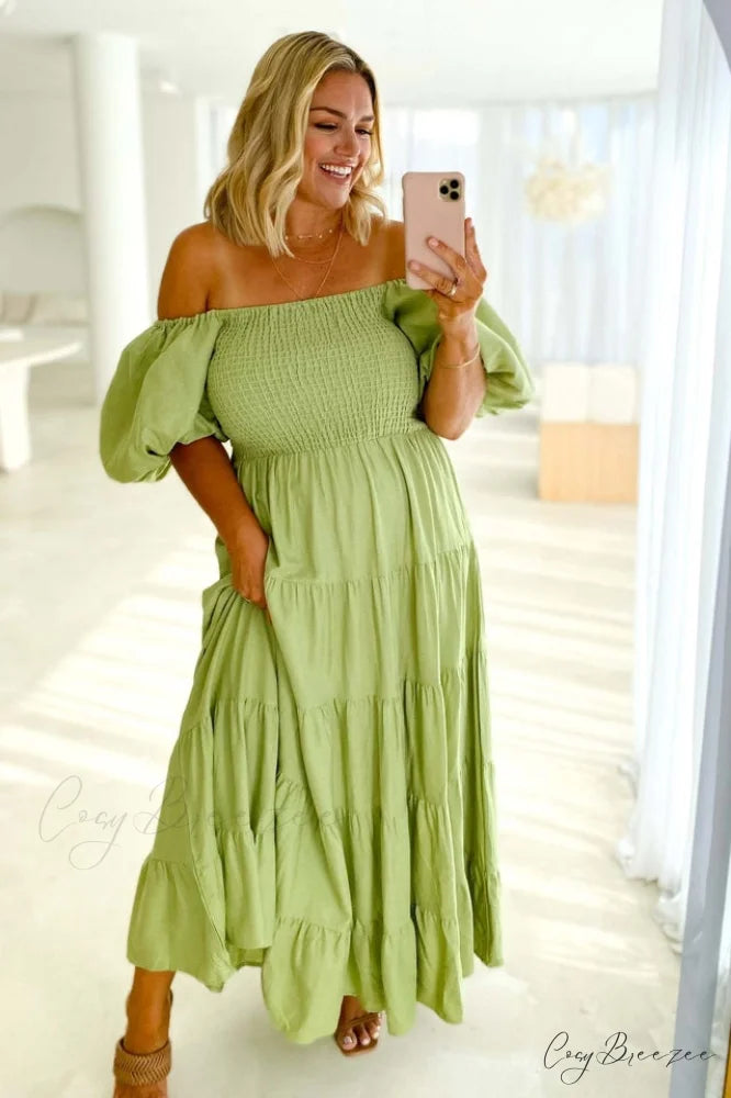 Anne Elegant Tiered Dress