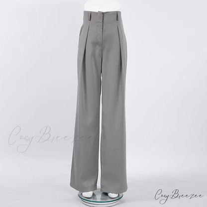 ANTIA Elegant TROUSERS Gray / L