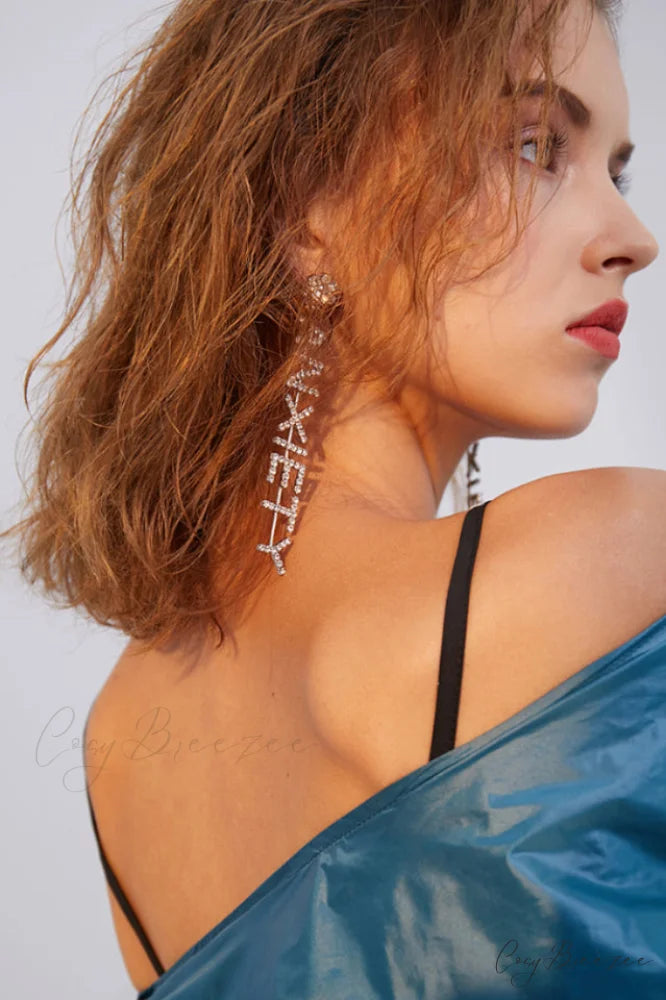 Anxiety Elegant Drop Earrings Picture