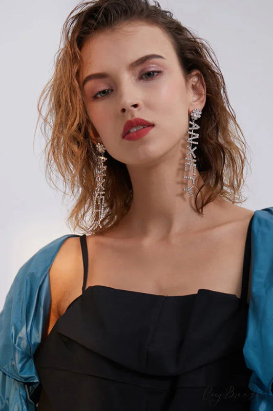 Anxiety Elegant Drop Earrings Picture
