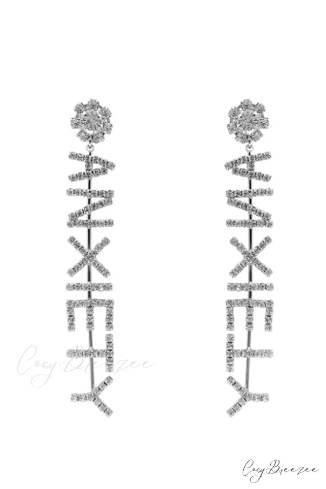 Anxiety Elegant Drop Earrings Picture