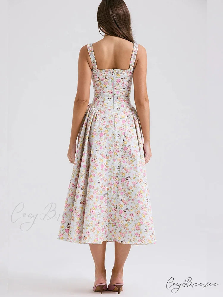 Appliquéd Fitted Sculpting Holiday Dress vacationdress-250223