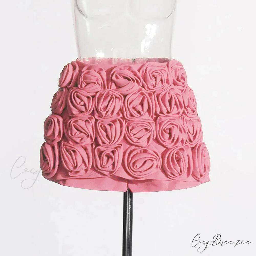 ARIANNA Elegant SHORTS Pink / S