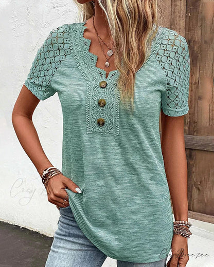 Arm Brief Lace T Shirt