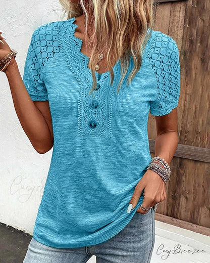 Arm Brief Lace T Shirt