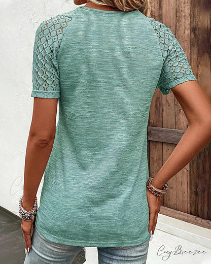 Arm Brief Lace T Shirt