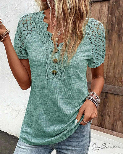 Arm Brief Lace T Shirt