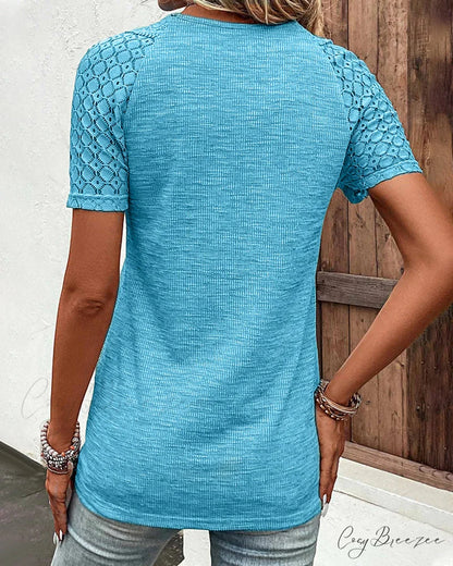 Arm Brief Lace T Shirt