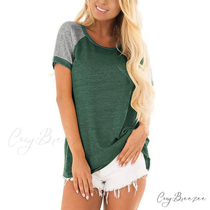 Arm Casual T-Shirts Brief for Women Green / S