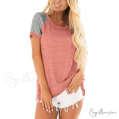 Arm Casual T-Shirts Brief for Women Pink / S