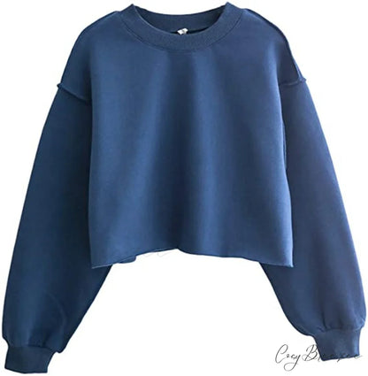 Arm Loose Hoodie Oversized Size Crop Fit - Long Cotton Harajuku - Streetwear Casual - Plus - Women’s Pullover Ropa