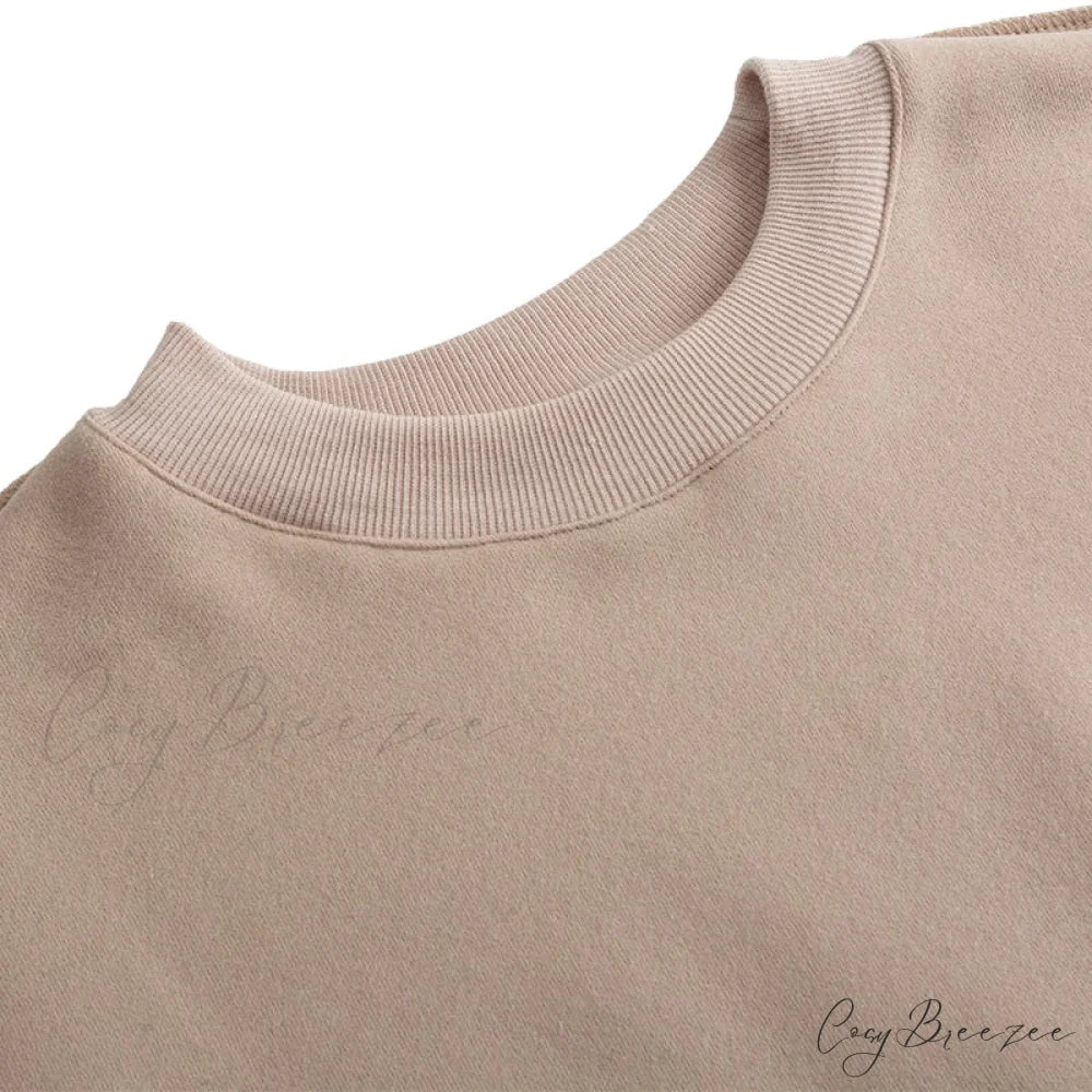 Arm Loose Hoodie Oversized Size Crop Fit - Long Cotton Harajuku - Streetwear Casual - Plus - Women’s Pullover Ropa