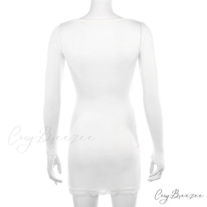 Arm White Party Long Winter Lace Split Gown Solid New Arrivals Dresses Black Vestidos