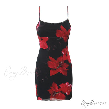 ARYA Elegant MINI DRESS Black / S