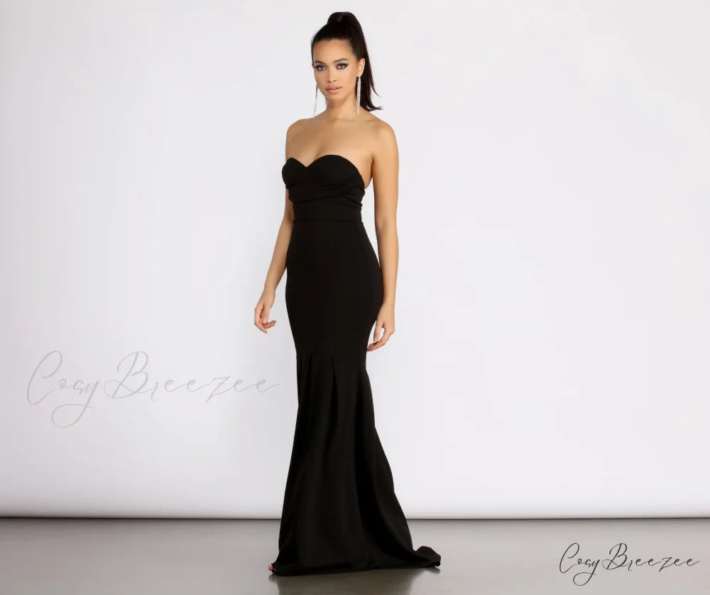 Aspyn Strapless Sweetheart Charming Mermaid Formal Dress