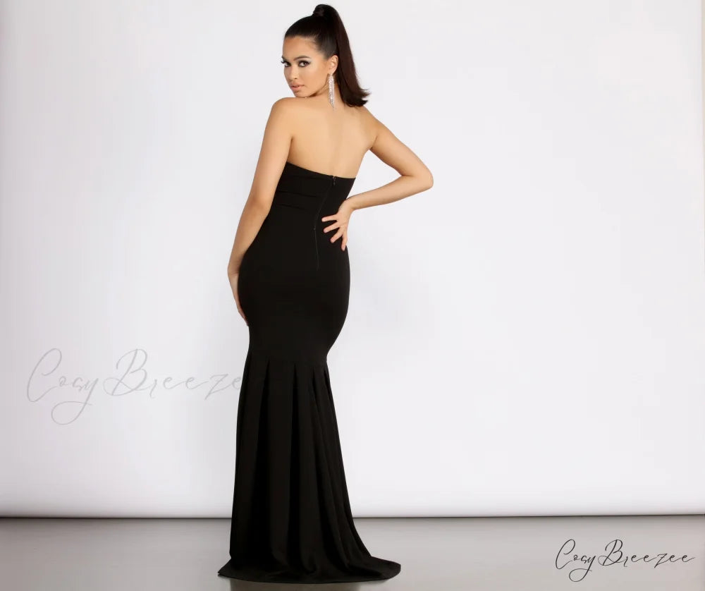 Aspyn Strapless Sweetheart Charming Mermaid Formal Dress