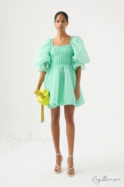 Astrid Tie Stylish Back Mini Dress