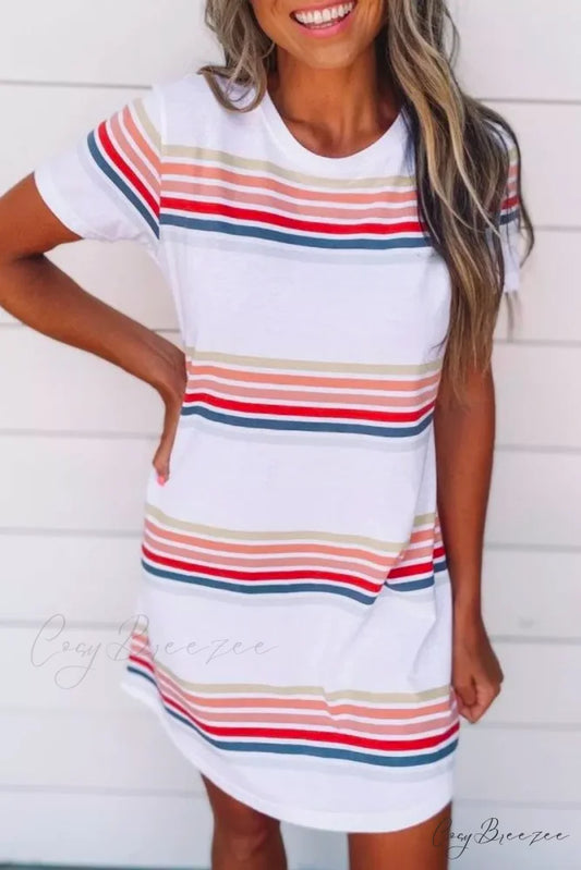 Asymmetrical Stylish Loose Sleeveless Modern Maxi Dress (3 Colors) white / S