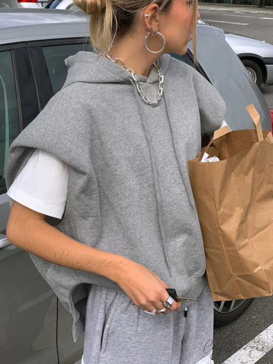 Athflow Charming Hoodie Sweatshirt Grey / XS