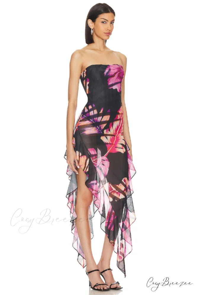 Atlas Tropical Stylish Leaf Dress