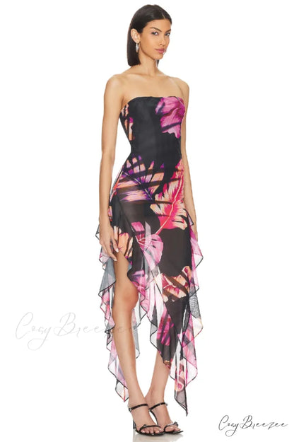 Atlas Tropical Stylish Leaf Dress
