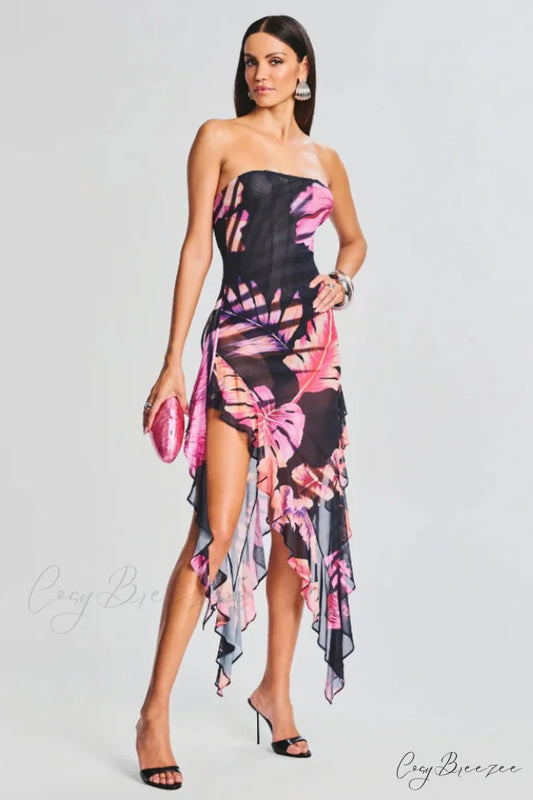 Atlas Tropical Stylish Leaf Dress