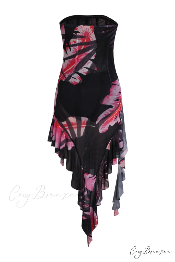 Atlas Tropical Stylish Leaf Dress