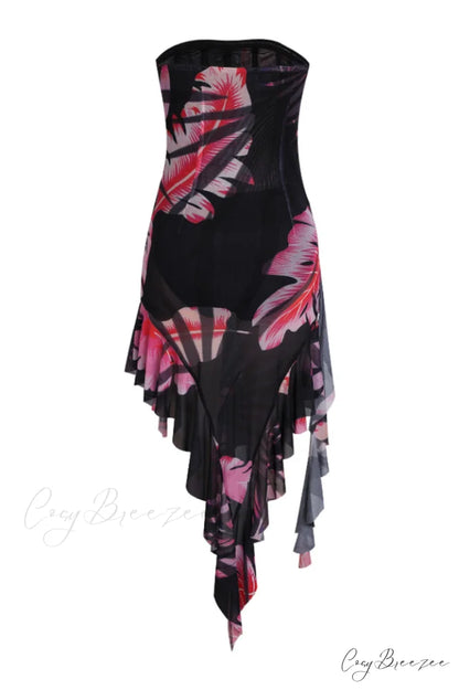 Atlas Tropical Stylish Leaf Dress